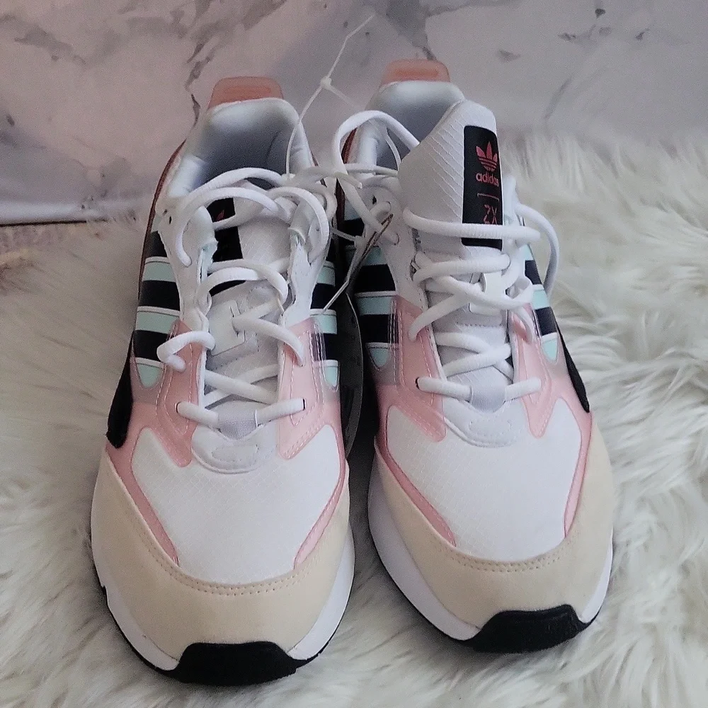 adidas Zx 1K Boost 2.0 Mens Shoes Size 10 White/Multi-Colored